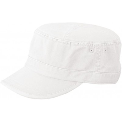 Baseball Caps Camo Washed Army Cap - White - CS18E57WA34 $8.57
