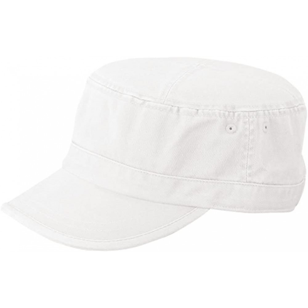 Baseball Caps Camo Washed Army Cap - White - CS18E57WA34 $8.57