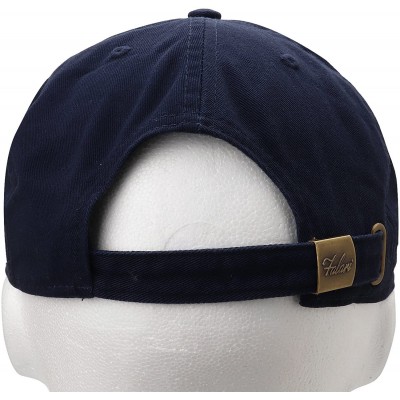 Baseball Caps Classic Baseball Cap Dad Hat 100% Cotton Soft Adjustable Size - Navy - CO11AT3OX8T $7.36