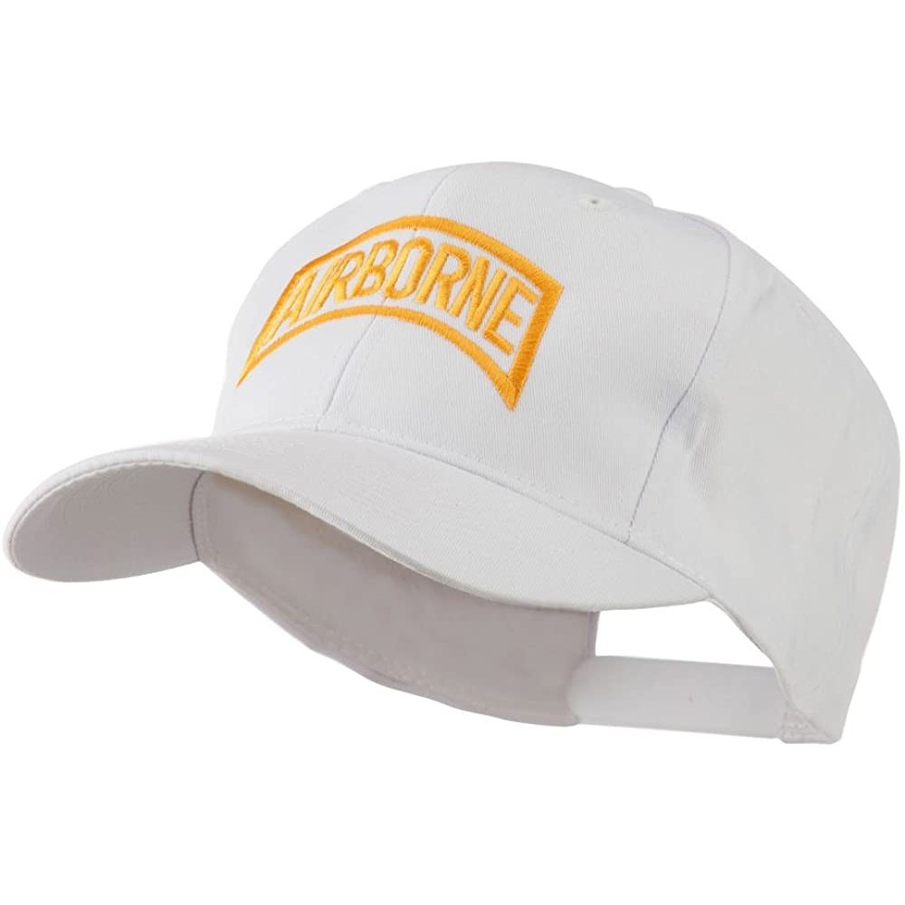 Baseball Caps Air Force Unit of Airborne Embroidered Cap - White - CT11HEH4951 $29.99