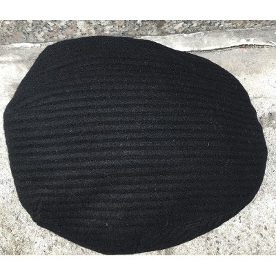 Newsboy Caps Men's Premium 100% Wool Classic Ivy Newsboy Collection Hat - Black - CM12BQVVY2B $16.24