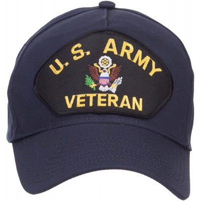 Baseball Caps US Army Veteran Military Patched 5 Panel Cap - Navy - CV126E68PT3 $48.80