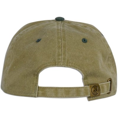 Baseball Caps Dad Hat Pigment Dyed Two Tone Plain Cotton Polo Style Retro Curved Baseball Cap 1200 - Khaki / Green - C317X3O2...