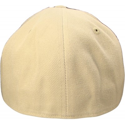 Baseball Caps Plain Solid Fitted Curved Bill Baseball Cap (Khaki Tan- Size 7) - C41205HM6LF $16.92