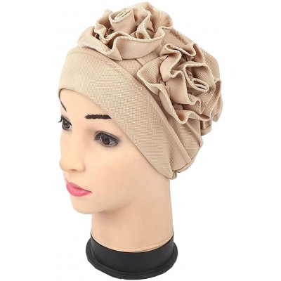 Skullies & Beanies 3Pack Womens Chemo Hat Beanie Turban Headwear for Cancer Patients - Style 4 - CK18DWGX7R4 $19.13