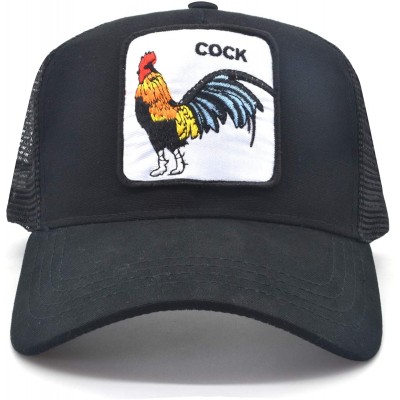 Baseball Caps Profile Baseball Trucker Adjustable Outdoor - Black Cock - CG18A7NU3GQ $11.44