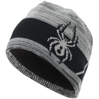 Skullies & Beanies Mens Men's Shelby Hat - Alloy/Black - C8188ANLY0L $36.08