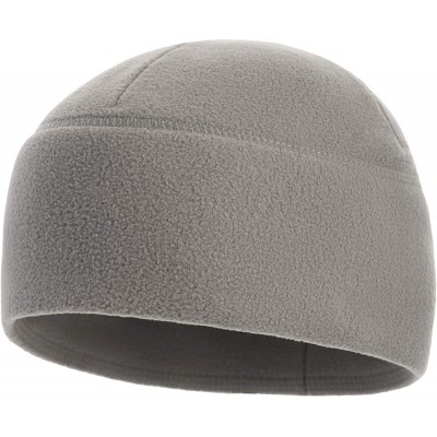 Skullies & Beanies Tactical Hat Windproof Fleece 380 Mesh Watch Military Skull Cap Beanie - Grey - CT187XANMIC $12.63