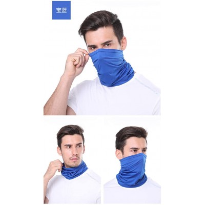 Balaclavas 6 Pieces Sun UV Protection Face Mask Neck Gaiter Windproof Scarf Sunscreen Breathable Bandana Balaclava - Solid - ...