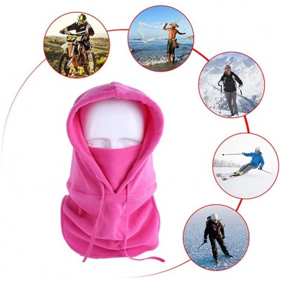 Balaclavas Fleece Ski Mask/Neck Warmer Gaiter/Face Scarf/Neck Cover/Face Mask Thermal Hood Mask - (RZ-L-05) - C218IDEEGIZ $11.98