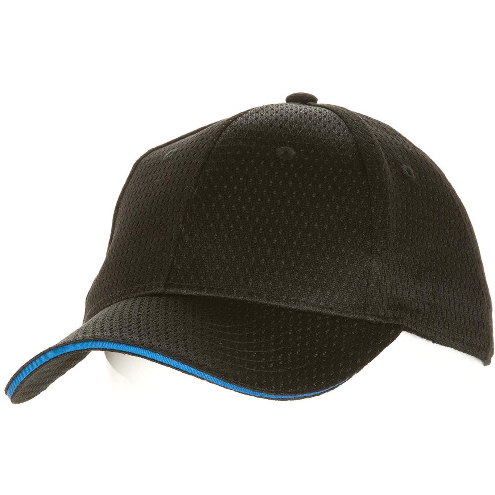 Baseball Caps Cool Vent Baseball Cap with Trim - Blue - C611HMSXCPP $13.46