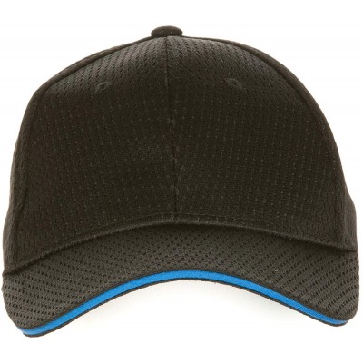 Baseball Caps Cool Vent Baseball Cap with Trim - Blue - C611HMSXCPP $13.46