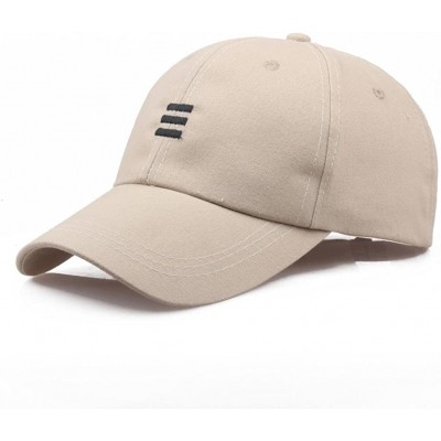 Baseball Caps Baseball Cap for Men Women - Classic Cotton Dad Hat Plain Cap Low Profile (Beige) - CT18EAXQ33E $10.22