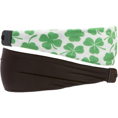 Headbands Irish Green Headband St Patricks Day Accessories Clover Shamrocks Headband Xflex Gift Packs - C0194U8ADH9 $15.47