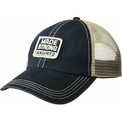 Baseball Caps Men's Contrast Stitch Truck Cap - Navy - C5180NO9T9Q $28.32