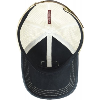 Baseball Caps Men's Contrast Stitch Truck Cap - Navy - C5180NO9T9Q $28.32