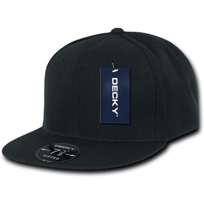 Baseball Caps Retro Fitted Cap - Black - CH1142TCDVB $13.78