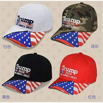 Baseball Caps Trump Military Imagine 2020 Black Cap US Flag Keep America Great hat President - Black - CY18WC3W802 $9.13