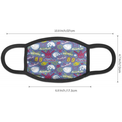 Balaclavas Mouth Masks for Dust Protection Anti Face Mask Washable Earloop Mask Blue Mandala - Mask Skull Baseball 20 - CL197...