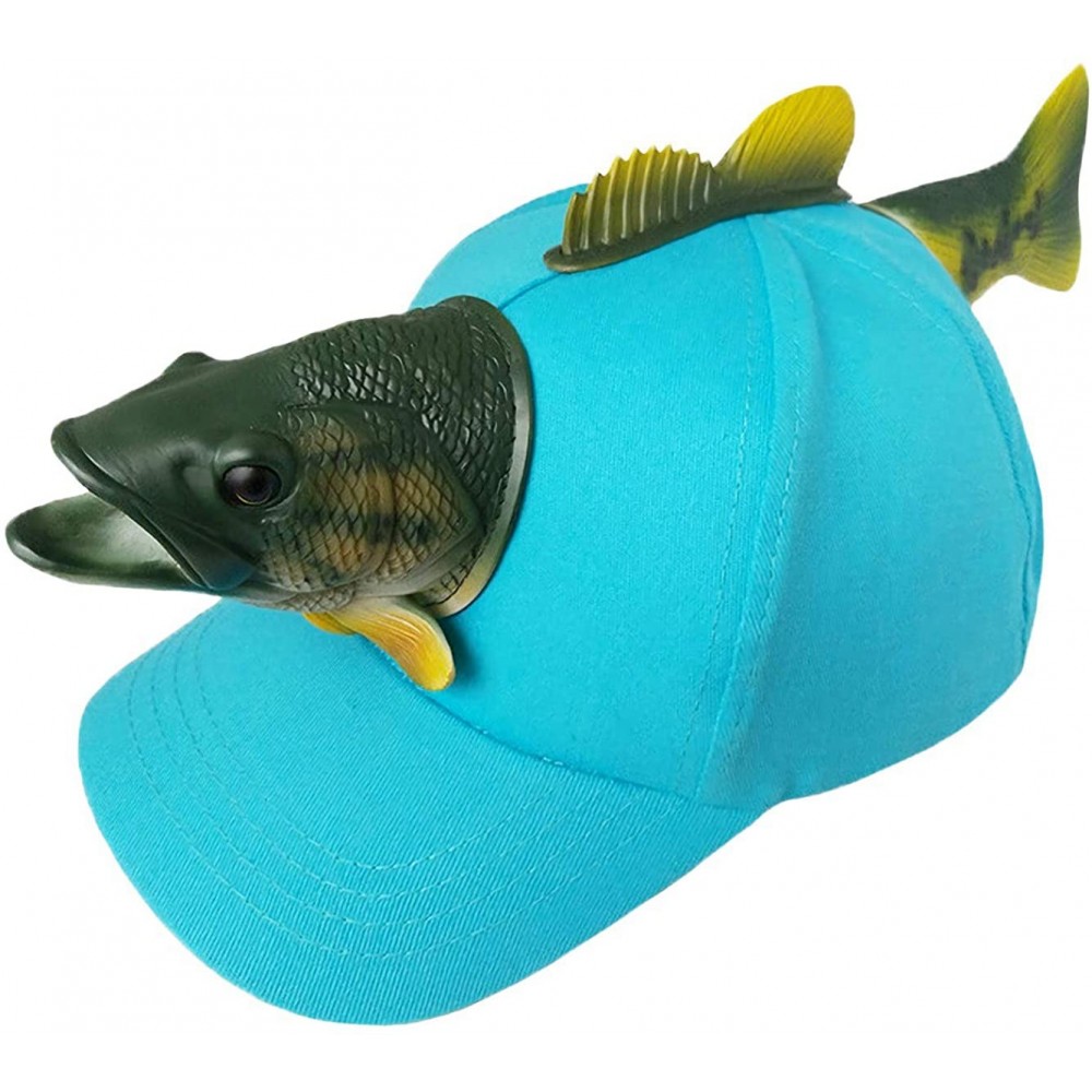 Baseball Caps Fierce Dinosaur Children's Sun Protection Casual Baseball Adjustable Hat Cap - Fish - CH18S33ENMA $16.79