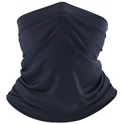 Balaclavas Summer Neck Gaiter Face Scarf/Neck Cover/Face Cover for Sun Protection Headwear Hear Warp - Black - C1197T7HTGK $2...