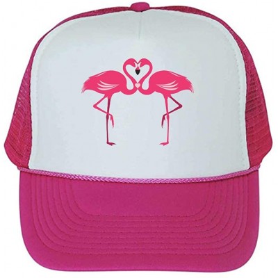 Baseball Caps Custom Ponytail Baseball Cap Personalized Messy Bun Hat Mesh Visor Trucker Hat - Trucker Rose - CI18HCXUH2A $8.85