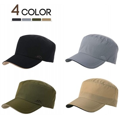 Baseball Caps Unisex Adjustable Large Head Strapback Army Military Combat Hat Baseball Cadet Cap 56-64cm - Grey_00657 - CV18Q...