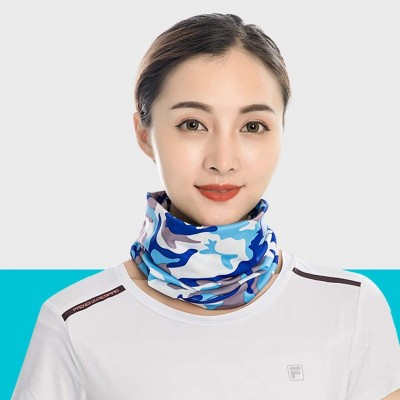 Balaclavas Seamless Face Mask Neck Gaiter Scarf Sun UV Protection Dust Wind Bandana Balaclava Headwear for Men Women - CC197T...