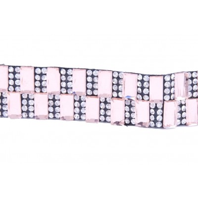 Headbands Bohemian Pattern Elastic Stretch Seed Bead- Fabric- Lace Headbands (Crystal Headband_G) - Crystal Headband_g - C611...