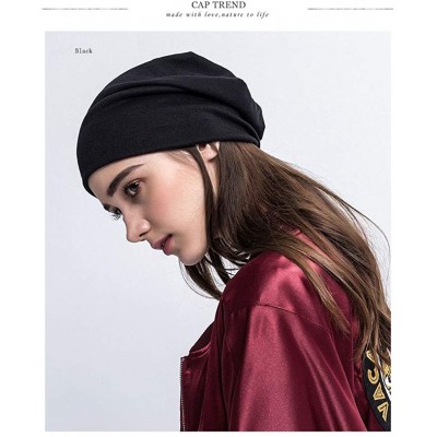 Skullies & Beanies Woman Skull Cap Beanie No Prob Llama Headwear Knit Hat Warm Hip-hop Hat - White - C118K0L92OA $18.35