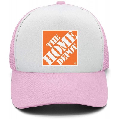 Baseball Caps Mens Womens Adjustable The-Home-Depot-Orange-Symbol-Logo-Custom Running Cap Hat - Pink-14 - C318QH3RRUZ $16.18