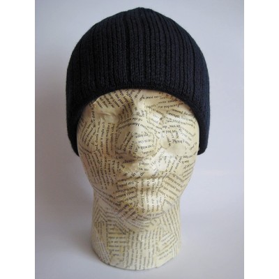 Skullies & Beanies Winter Hat for Men Warm Winter Beanie Skully Fit Winter Ski Hat M-192 - Navy Blue - CX11B2NO3A3 $9.93