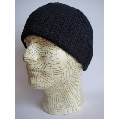 Skullies & Beanies Winter Hat for Men Warm Winter Beanie Skully Fit Winter Ski Hat M-192 - Navy Blue - CX11B2NO3A3 $9.93