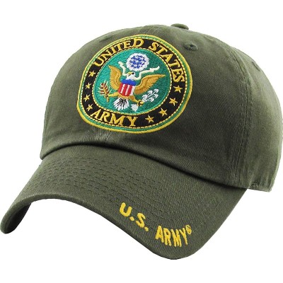 Baseball Caps US Army Official Licensed Premium Quality Only Vintage Distressed Hat Veteran Military Star Baseball Cap - CW18...
