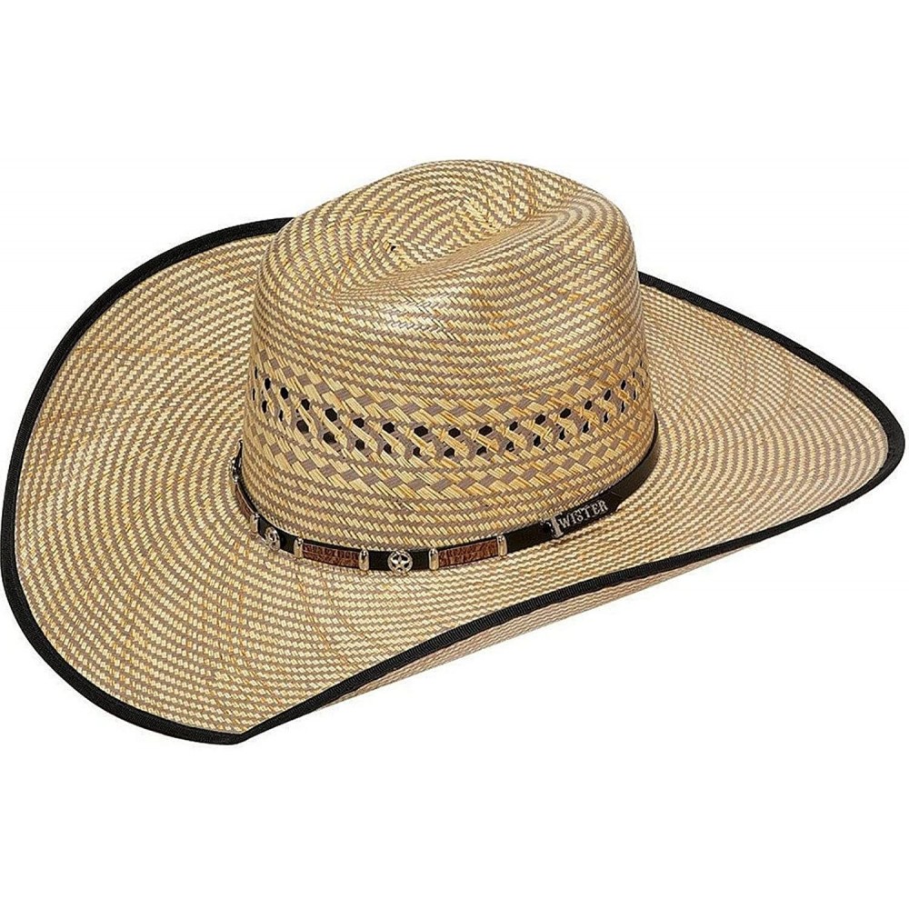 Cowboy Hats 10X Shantung Straw Hat - CX11IGAEEY5 $48.69