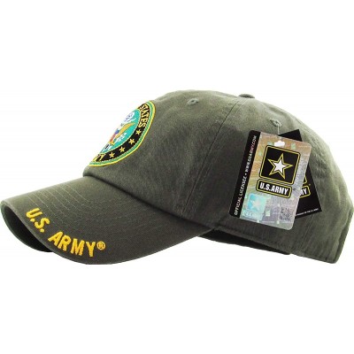 Baseball Caps US Army Official Licensed Premium Quality Only Vintage Distressed Hat Veteran Military Star Baseball Cap - CW18...