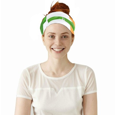 Balaclavas Irish Flag Clover Headband WoBandana Balaclava-Neck Warmer-Face Mask-Neckerchief Wristband - art 2 - C918S9W0WGG $...