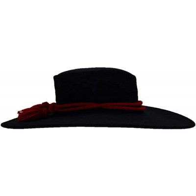 Cowboy Hats Brand Old School Official Party Chivalric Model 1858 Plainsman Hat - Red Cord Band - C218LM6XHDA $36.81