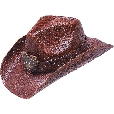 Cowboy Hats Women's Flint - Brown - C411CD3L2E7 $59.39