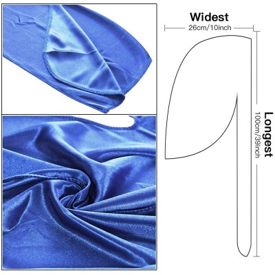 Skullies & Beanies 3PCS Silky Durags Pack for Men Waves- Satin Doo Rag- Award 1 Wave Cap - A-1style B - C418TO4G7DH $18.57