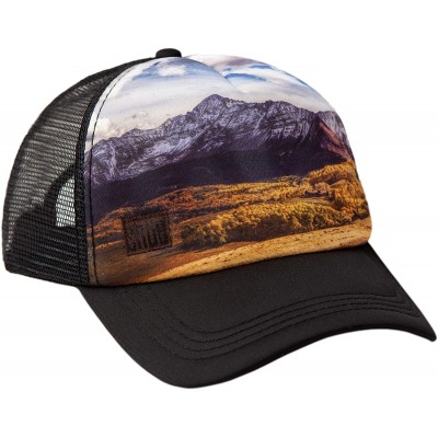 Baseball Caps Graphic Trucker Hat Unisex - Mountain - CR18ZDUXI3O $28.70