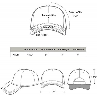 Baseball Caps Plain Blank Baseball Caps Adjustable Back Strap Wholesale Lot 6 Pack - Yellow - C318U9QU9SS $15.56