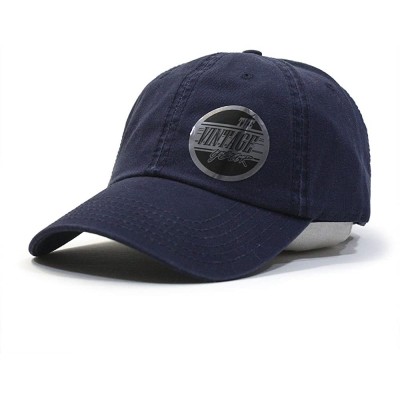 Baseball Caps Classic Washed Cotton Twill Low Profile Adjustable Baseball Cap - Navy - CH12EL7HO1H $13.77