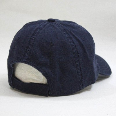 Baseball Caps Classic Washed Cotton Twill Low Profile Adjustable Baseball Cap - Navy - CH12EL7HO1H $22.56