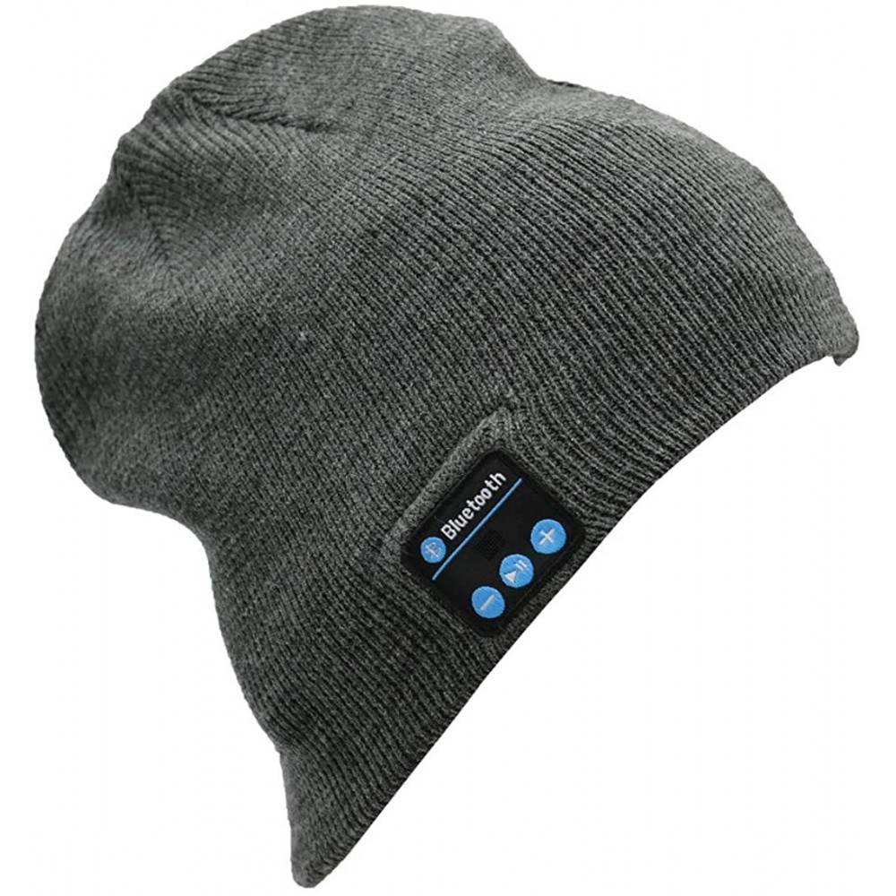 Skullies & Beanies Knit Bluetooth Beanie Hat/Cap for Best Christmas Gift - C518I3A5QRN $8.06