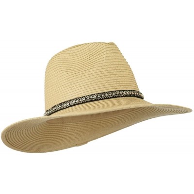 Fedoras Jewel Band Panama Fedora - Natural - CW11VTJ1W7N $38.81