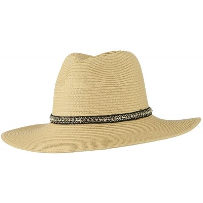 Fedoras Jewel Band Panama Fedora - Natural - CW11VTJ1W7N $38.81