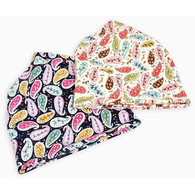 Skullies & Beanies Women's Baggy Slouchy Beanie Chemo Hat Cap Scarf - 2 Pack-k - CW18L797OXN $26.78