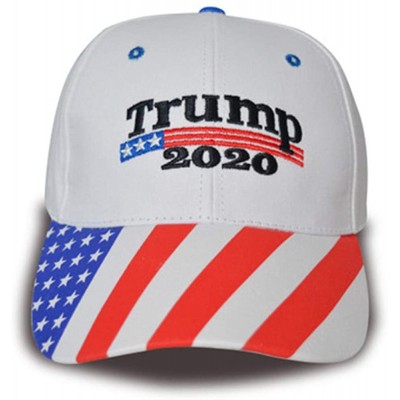 Baseball Caps Trump Military Imagine 2020 Black Cap US Flag Keep America Great hat President - White-1 - CW192NZ49RH $7.41