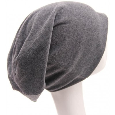 Skullies & Beanies Unisex Fashion Outdoor Sport Beanies Baggy Hippop Cotton Hat Skull Caps - B Purple - CM18655T9LY $9.89
